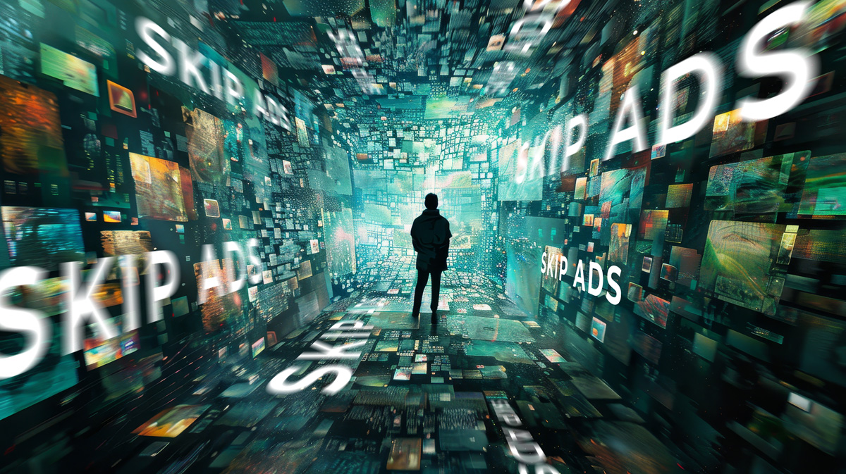 Person suffering from technology addiction cybersickness