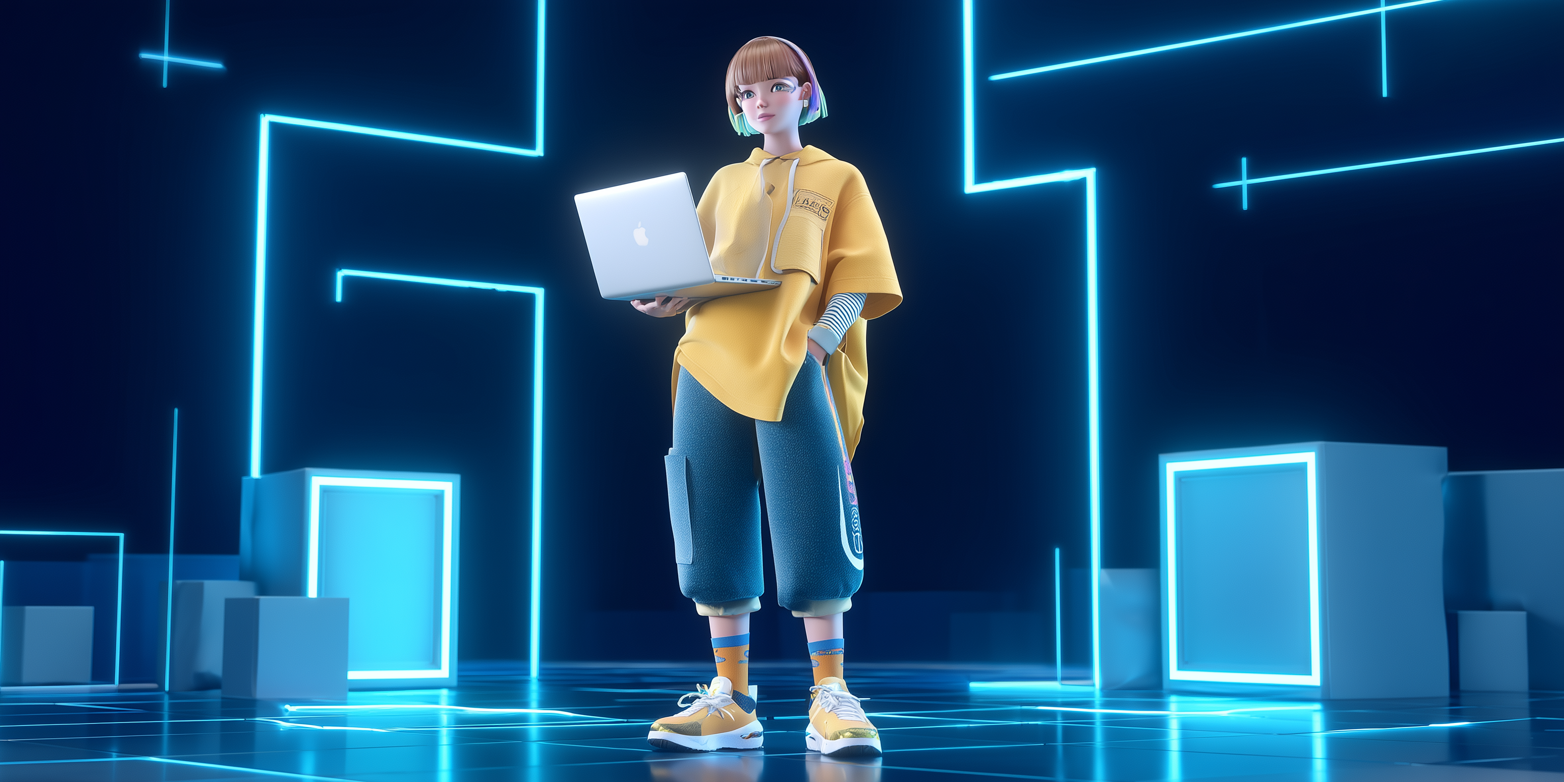 Conyenmua a stylized 3d illustration of a slightly chubby intro d4c562aa 5cc5 484a 8658 68c7ca2a914f